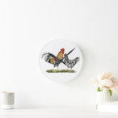 Isländische Hühner Runde Wanduhr (Zuhause)