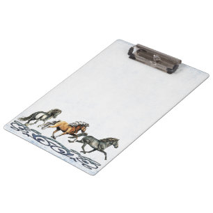 Isländische in Gait Klemmbrett