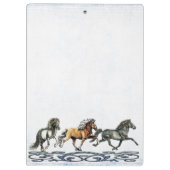 Isländische in Gait Klemmbrett (Rückseite)