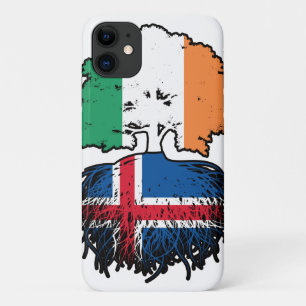 Isländische Irish Ireland Tree Roots Flag Case-Mate iPhone Hülle