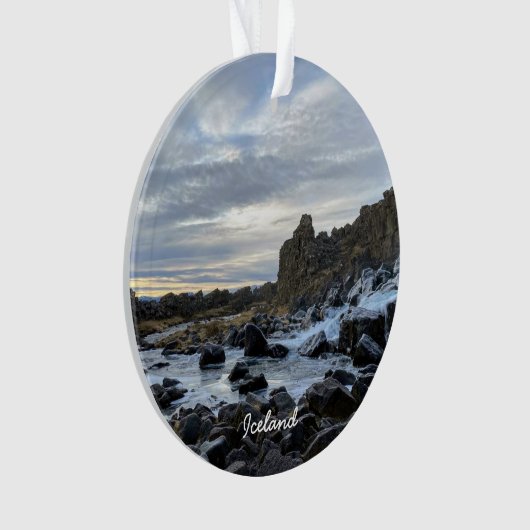 Isländische Keramik Ornament (Vorderseite)