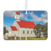 Isländische Kirche Autolufterfrischer (Vorderseite)