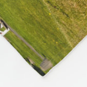 Isländische Kirche Fleecedecke (Ecke)