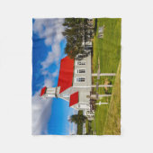 Isländische Kirche Fleecedecke (Vorderseite)