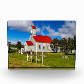 Isländische Kirche Fotoblock (Vorderseite)