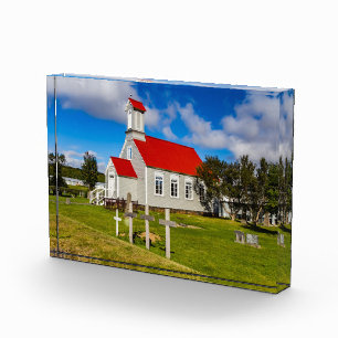 Isländische Kirche Fotoblock