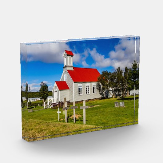 Isländische Kirche Fotoblock (Links)