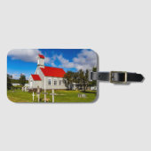 Isländische Kirche Gepäckanhänger (Vorderseite (Horizontal))