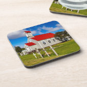 Isländische Kirche Getränkeuntersetzer (Linke Seite)