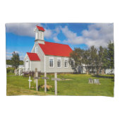 Isländische Kirche Kissenbezug (Vorderseite)