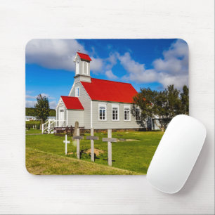Isländische Kirche Mousepad