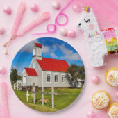 Isländische Kirche Pappteller (Party)