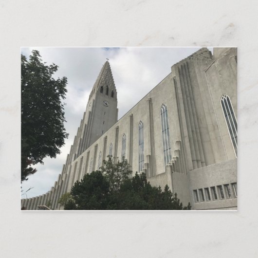 Isländische Kirche Postkarte (Vorderseite)