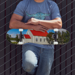 Isländische Kirche Skateboard