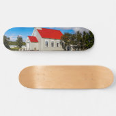 Isländische Kirche Skateboard (Horizontal)