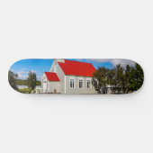 Isländische Kirche Skateboard (Horizontal)