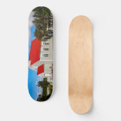 Isländische Kirche Skateboard (Vorderseite)