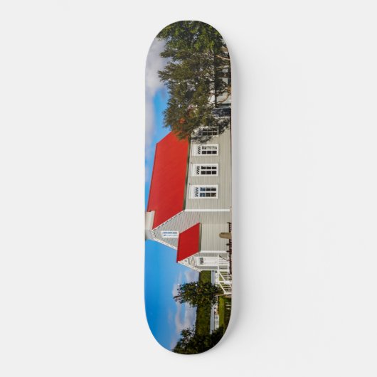 Isländische Kirche Skateboard (Vorderseite)