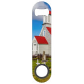 Isländische Kirche Speed Flaschenöffner (Rückseite)