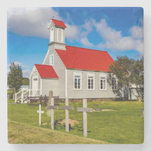 Isländische Kirche Steinuntersetzer