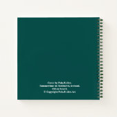 Isländische Landschaft durch Pola.B.Alex-Notebook Notizblock (Rückseite)