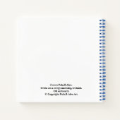 Isländische Landschaft durch Pola.B.Alex-Notebook Notizblock (Rückseite)