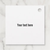 Isländische Landschaft - Geschenkanhänger (Rückseite)