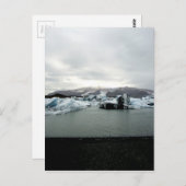 Isländische Landschaft - Jökulsárlón Glacier Postkarte (Vorne/Hinten)