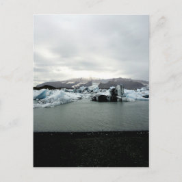Isländische Landschaft - Jökulsárlón Glacier Postkarte