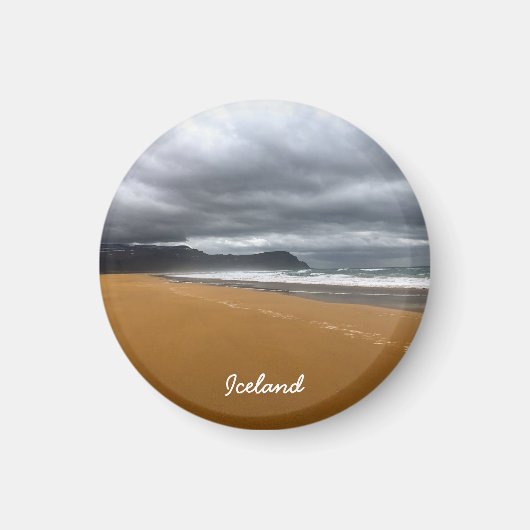Isländische Landschaft Magnet (Vorne)
