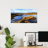Isländische Landschaft Poster (Heimbüro)