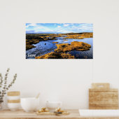 Isländische Landschaft Poster (Küche)