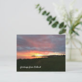 Isländische Landschaft Postkarte (Stehend Vorderseite)