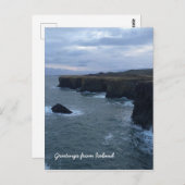 Isländische Landschaft Postkarte (Vorne/Hinten)