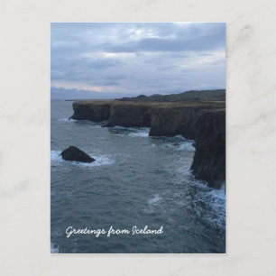 Isländische Landschaft Postkarte