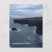 Isländische Landschaft Postkarte (Vorderseite)