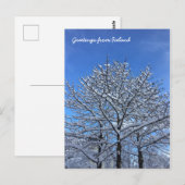 Isländische Landschaft Postkarte (Vorne/Hinten)