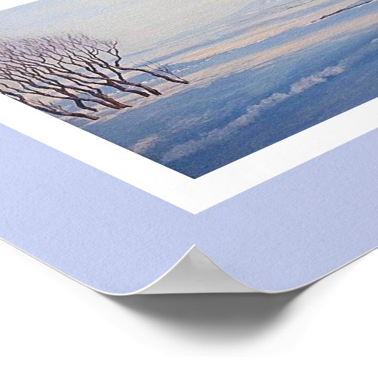 Isländische Landschaft von Pola.B.Alex Fine Art Poster (Ecke)