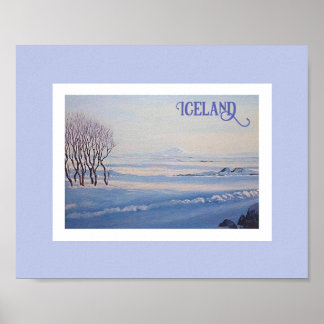 Isländische Landschaft von Pola.B.Alex Fine Art Poster