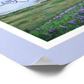 Isländische Landschaft von Pola.B.Alex Fine Art Poster (Ecke)