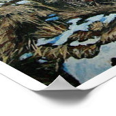 Isländische Landschaft von Pola.B.Alex Poster (Ecke)