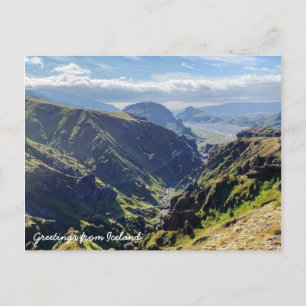 Isländische Natur Postkarte