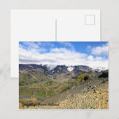 Isländische Natur Postkarte (Vorne/Hinten)