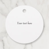 Isländische Pferde - Geschenkanhänger (Rückseite)