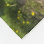 Isländische Pferde im Nordosten Islands Fleecedecke (Ecke)