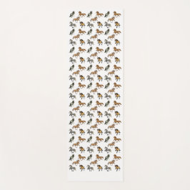 Isländische Pferde in Gait Yogamatte