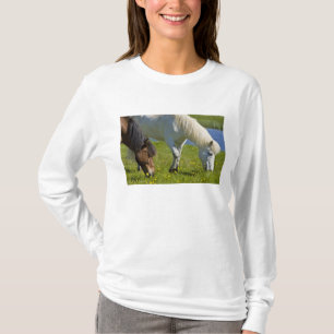 Isländische Pferde in Westisland. T-Shirt