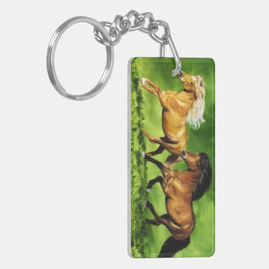 Isländische Pferde namens Dream Team Schlüsselanhänger (Vorderseite links)