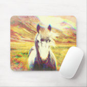 Isländische Pferdekunst Mousepad (Mit Mouse)