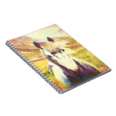 Isländische Pferdekunst Notizblock (Rechte Seite)